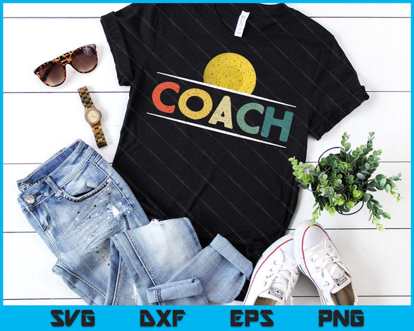 Lacrosse Ball Coach Gifts Funny Retro Vintage Ball Coaching SVG PNG Digital Printable Files