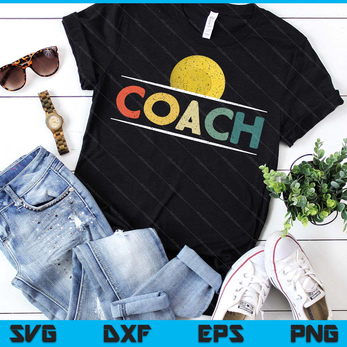 Lacrosse Ball Coach Gifts Funny Retro Vintage Ball Coaching SVG PNG Digital Printable Files