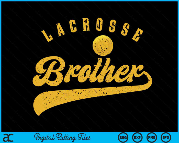 Lacrosse Brother SVG PNG Digital Printable Files