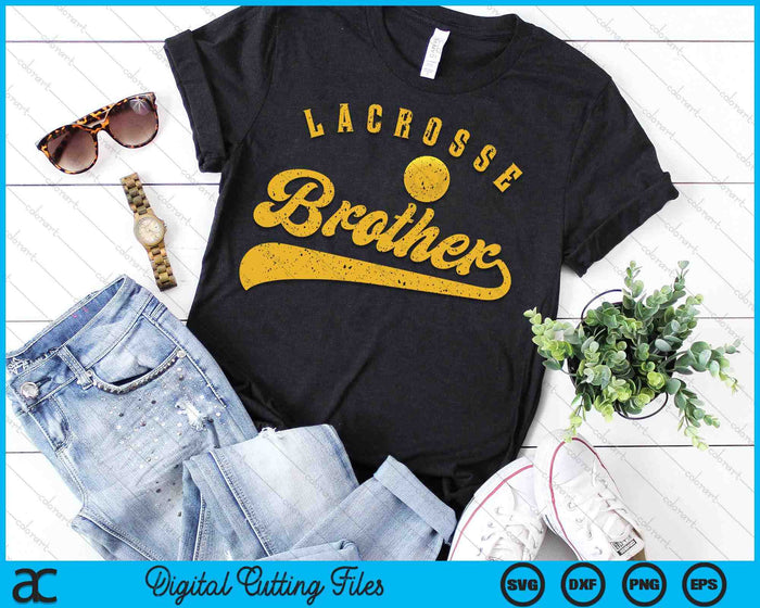 Lacrosse Brother SVG PNG Digital Printable Files