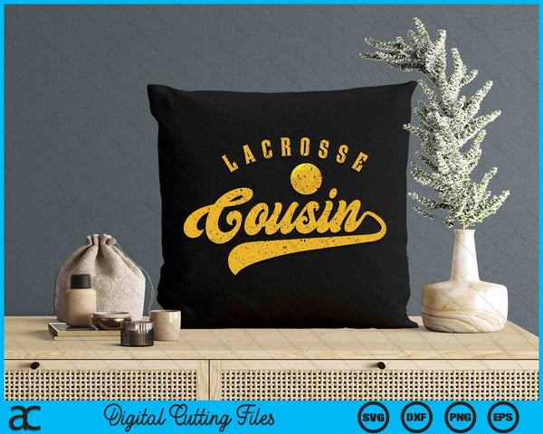 Lacrosse Cousin SVG PNG Digital Printable Files