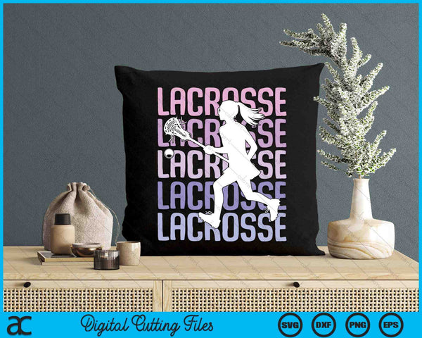 Lacrosse Girls Women Kids Youth Girl SVG PNG Digital Printable Files