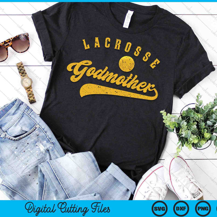 Lacrosse Godmother SVG PNG Digital Printable Files