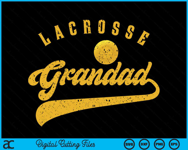 Lacrosse grandad SVG cut file