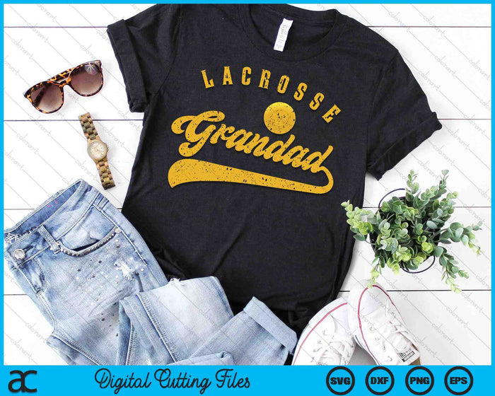 Lacrosse Grandad SVG PNG Digital Printable Files