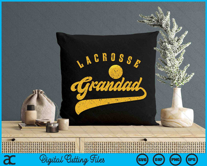 Lacrosse Grandad SVG PNG Digital Printable Files