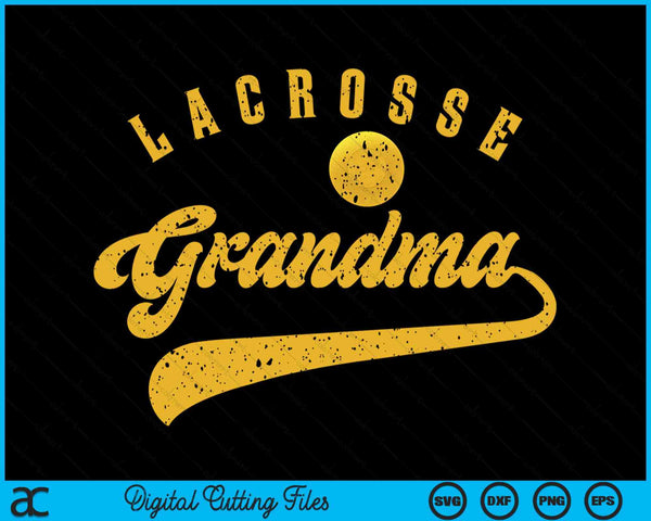 Lacrosse grandma SVG cut file