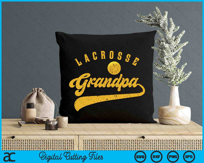 Lacrosse Grandpa SVG PNG Digital Printable Files