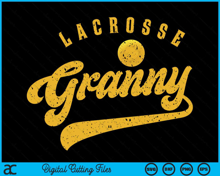 Lacrosse Granny SVG PNG Digital Printable Files