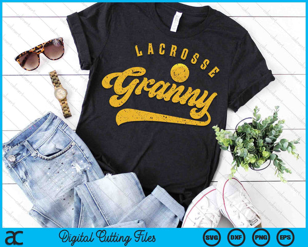 Lacrosse Granny SVG PNG Digital Printable Files