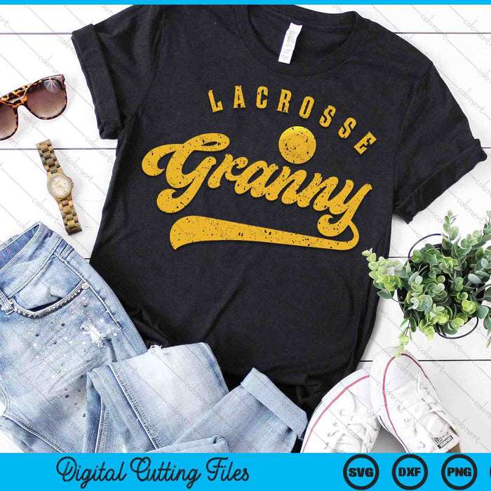 Lacrosse Granny SVG PNG Digital Printable Files