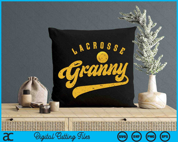 Lacrosse Granny SVG PNG Digital Printable Files