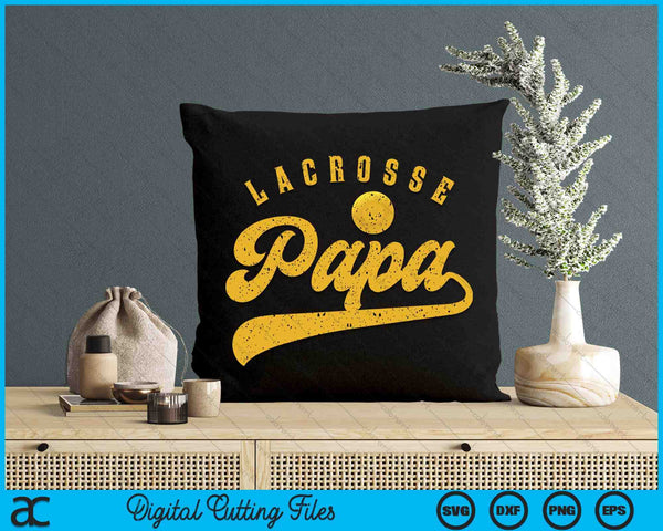 Lacrosse Papa SVG PNG Digital Printable Files