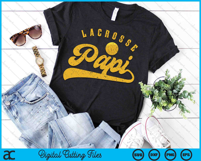 Lacrosse Papi SVG PNG Digital Printable Files