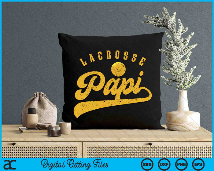 Lacrosse Papi SVG PNG Digital Printable Files