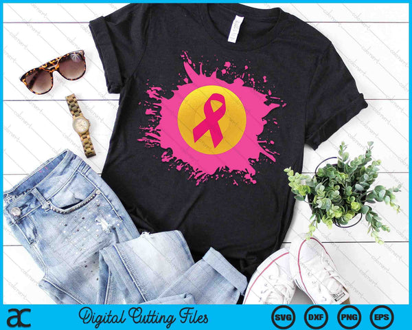 Lacrosse Pink Ribbon Breast Cancer Awareness SVG PNG Digital Printable Files