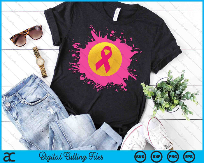 Lacrosse Pink Ribbon Breast Cancer Awareness SVG PNG Digital Printable Files