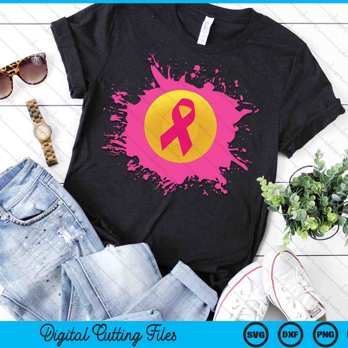 Lacrosse Pink Ribbon Breast Cancer Awareness SVG PNG Digital Printable Files