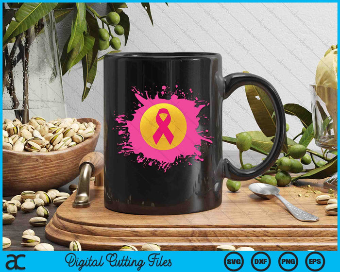 Lacrosse Pink Ribbon Breast Cancer Awareness SVG PNG Digital Printable Files