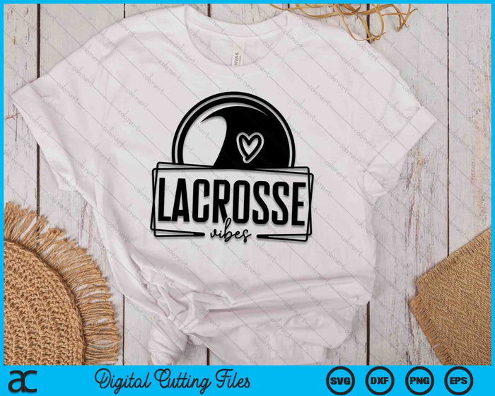 Lacrosse Vibes Game Day Sports SVG PNG Digital Printable Files