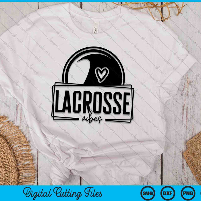 Lacrosse Vibes Game Day Sports SVG PNG Digital Printable Files