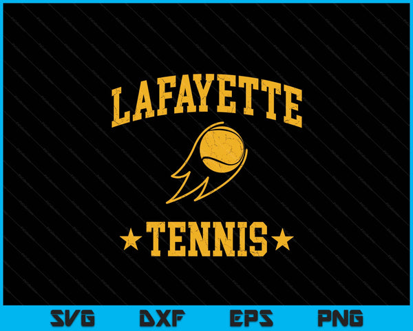 Lafayette Rapids Tennis Vintage Gameday Retro Tennis Lover SVG PNG Digital Printable Files