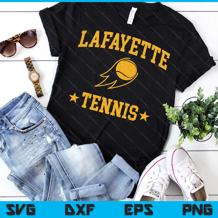 Lafayette Rapids Tennis Vintage Gameday Retro Tennis Lover SVG PNG Digital Printable Files