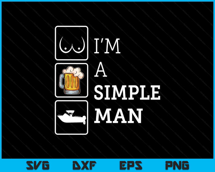 Lake Life Beer Boobs And Boats Dad Captain SVG PNG Digital Printable Files
