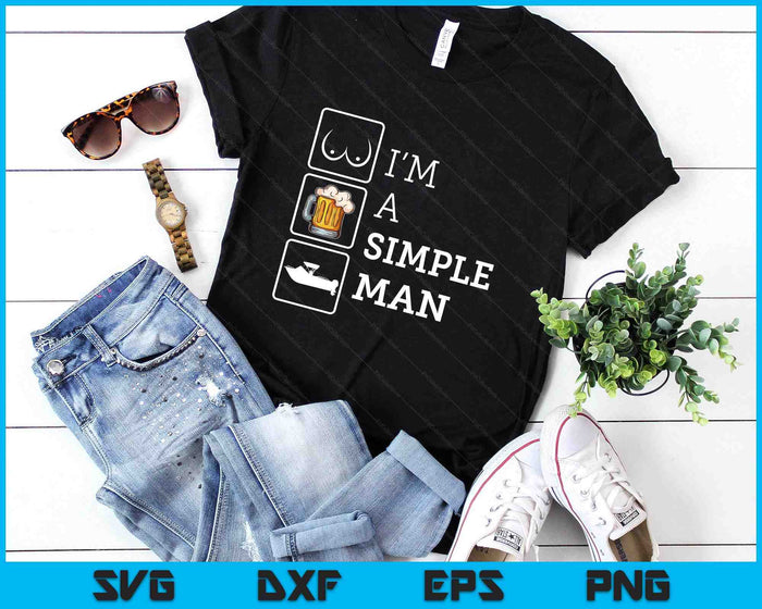 Lake Life Beer Boobs And Boats Dad Captain SVG PNG Digital Printable Files