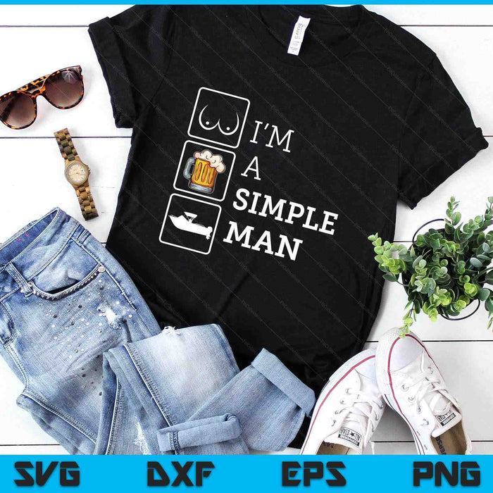 Lake Life Beer Boobs And Boats Dad Captain SVG PNG Digital Printable Files