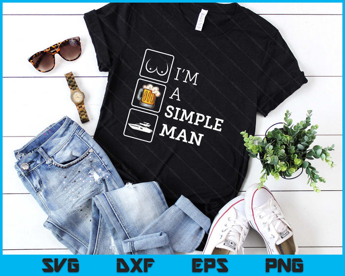 Lake Life Beer Boobs And Boats Dad Captain SVG PNG Digital Printable Files