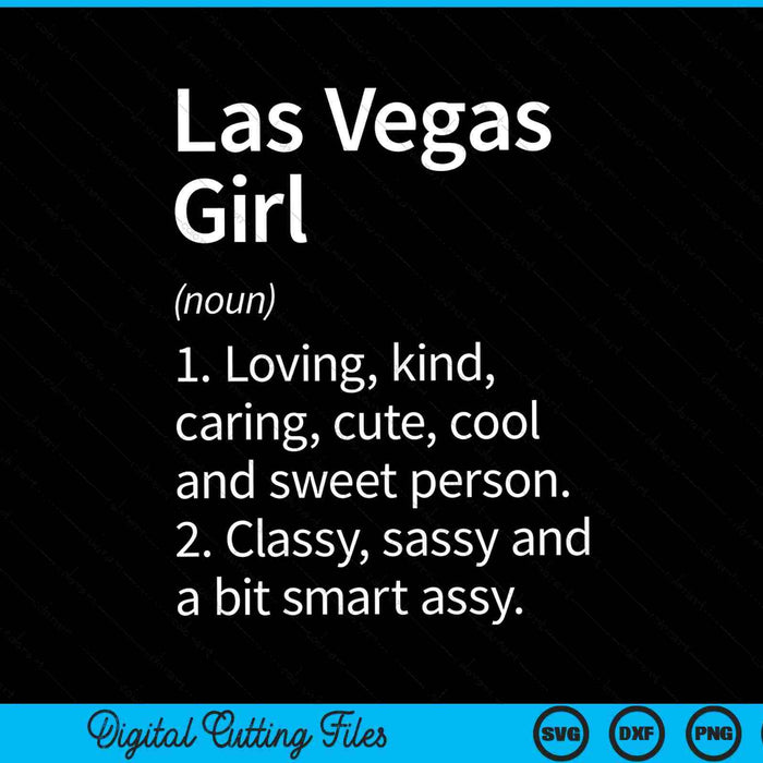 Las Vegas Girl NV Nevada Funny City Home Roots SVG PNG Archivos de corte digital