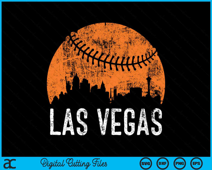 Las Vegas Skyline Las Vegas Baseball SVG PNG Printable Cutting Files