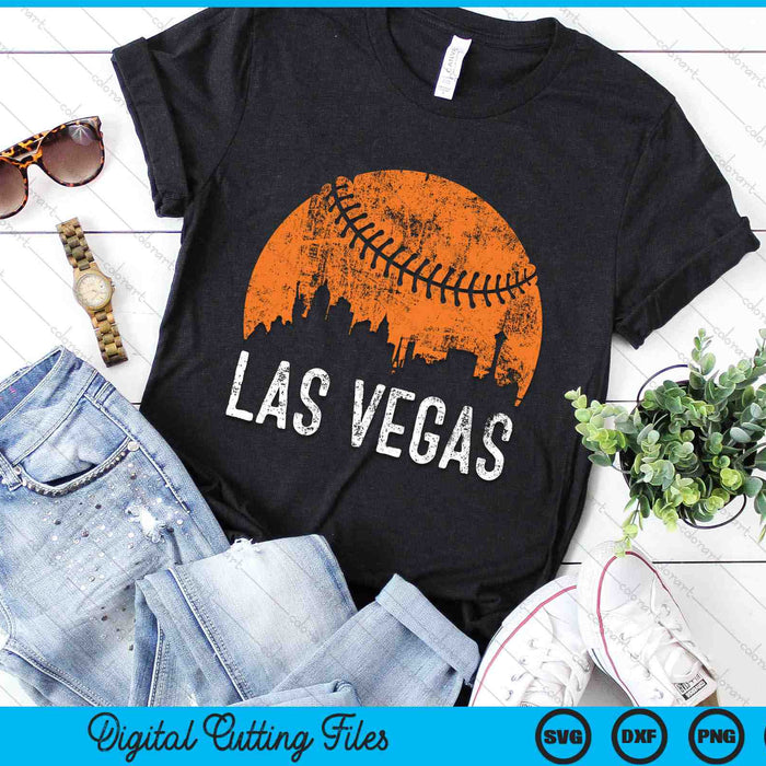 Las Vegas Skyline Las Vegas Baseball SVG PNG Printable Cutting Files