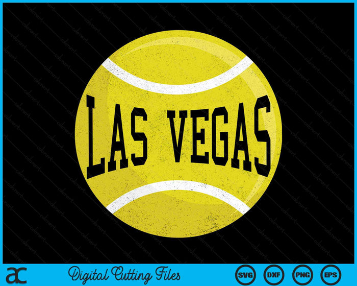 Las Vegas Tennis Fan SVG PNG Digital Cutting Files