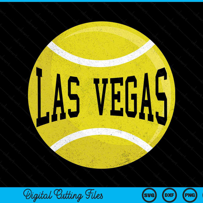 Las Vegas Tennis Fan SVG PNG Digital Cutting Files