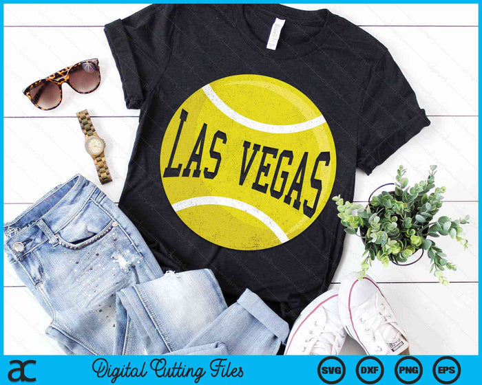 Las Vegas Tennis Fan SVG PNG Digital Cutting Files