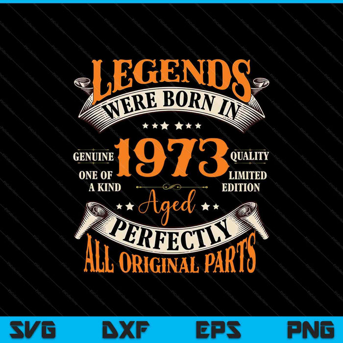 Las leyendas nacieron en 1973 envejecidas perfectamente todas las piezas originales SVG PNG cortando archivos imprimibles