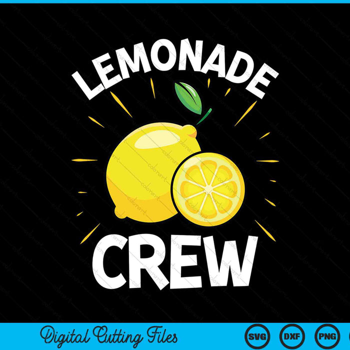 Lemonade Crew SVG PNG Digital Cutting Files