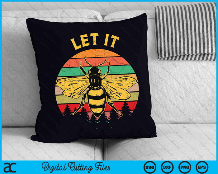 Let It Bee Whisper Beekeeper Bee Beekeeping SVG PNG Digitale Schneidedateien