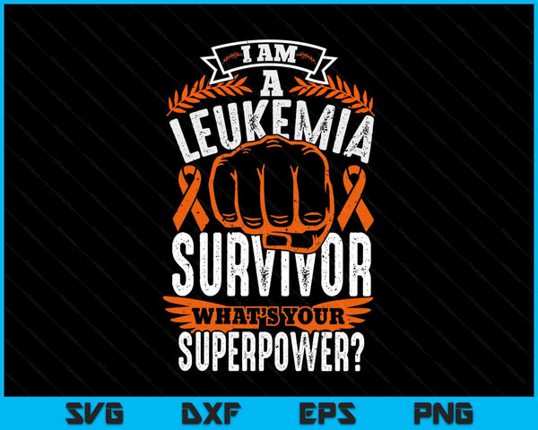 Leukemia cancer survivor awareness ribbon SVG cut file