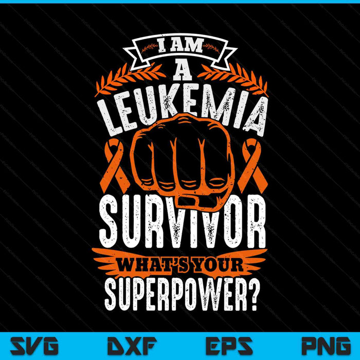 Leukemia cancer survivor awareness ribbon SVG cut file