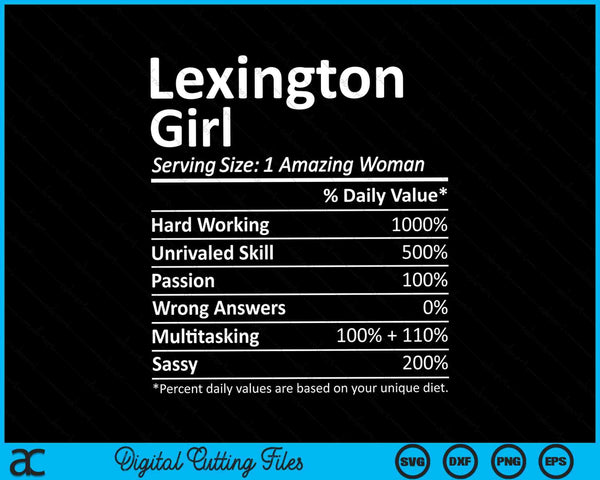 Lexington girl ky Kentucky city home roots SVG cut file