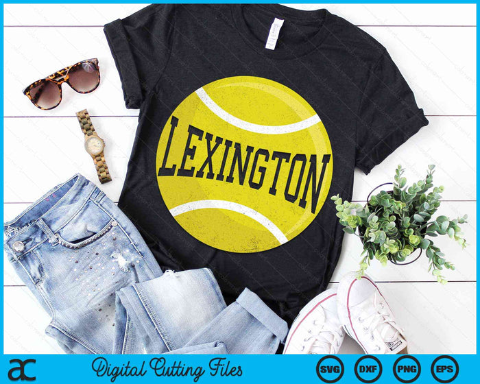 Lexington Tennis Fan SVG PNG Digital Cutting Files