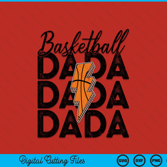 Lightning bolt basketball dada SVG cut file