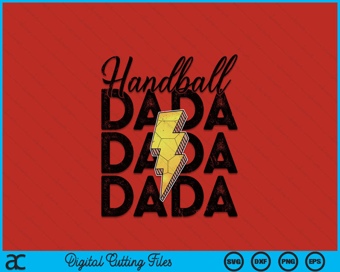 Lightning Bolt Handball Dada SVG PNG Digital Printable Files