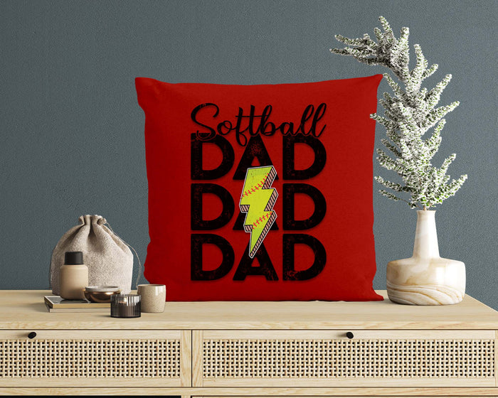 Lightning Bolt Softball Dad SVG PNG Digital Printable Files