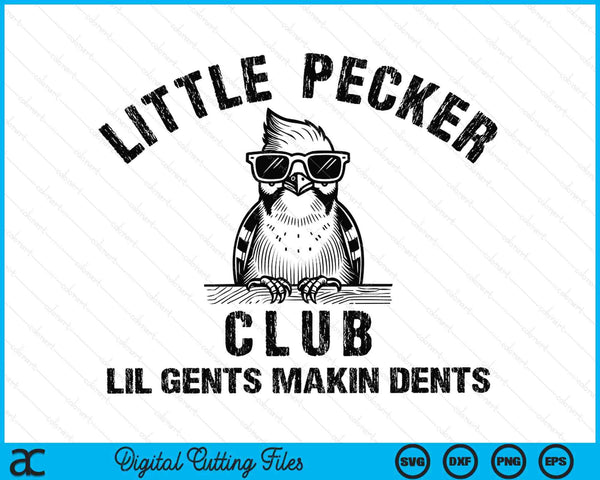 Lil pecker club SVG cut file