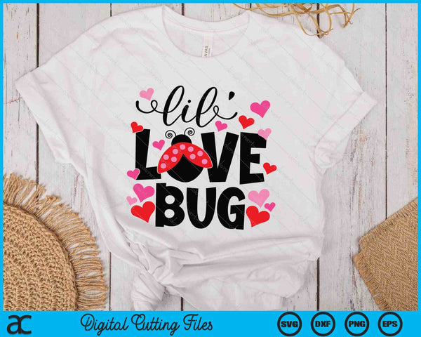 Lil' Love Bug Valentine's Day SVG PNG Digital Printable Files