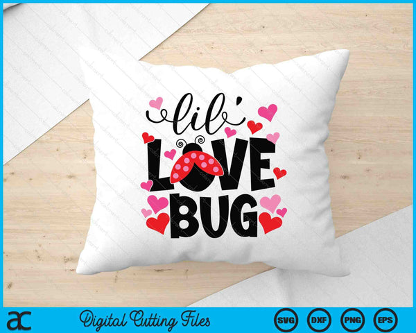 Lil' Love Bug Valentine's Day SVG PNG Digital Printable Files